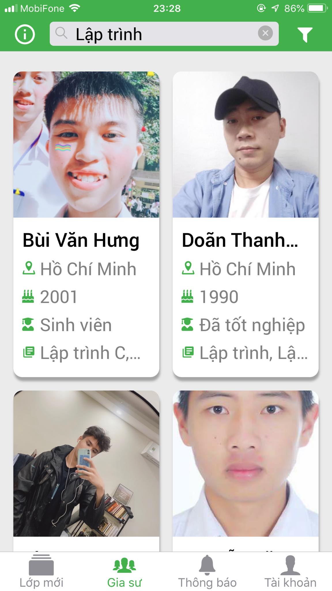 App Daykemtainha.vn Lập trình